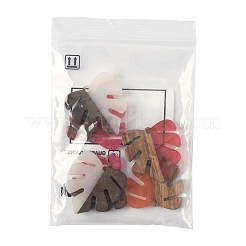 6 colgante de resina y madera de nogal.&nbsp;RESI-FS0002-21