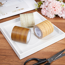 1 rollo de cinta adhesiva de imitación de veta de madera para telas no tejidas&nbsp;DIY-GF0008-77B