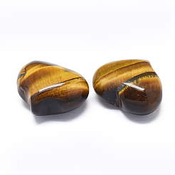 Natürlicher Tigerauge-Herz-Palmenstein&nbsp;LS-G-F637-11E