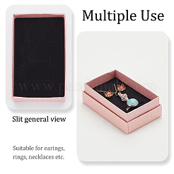 Rechteckige Geschenkbox aus Karton&nbsp;LS-CON-WH0087-97A