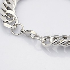 Bracciali a doppia catena in acciaio inossidabile 304 anti-ossidazione&nbsp;STAS-E063-09