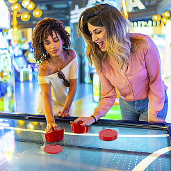 8 rondelle de air hockey en plastique&nbsp;AJEW-CN0006-58