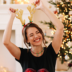 DIY-Set zur Schmuckherstellung mit runden Perlen für Weihnachten&nbsp;DIY-GA0003-52
