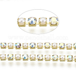 Messing Strass Strassketten&nbsp;CHC-N017-001A-B01