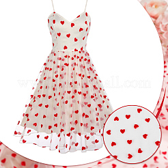 Polyester-Mesh-Spitzenstoff&nbsp;DIY-WH0504-330A
