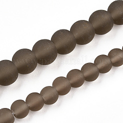 Fili di perline do vetro trasparente&nbsp;LS-GLAA-T032-T4mm-MD02