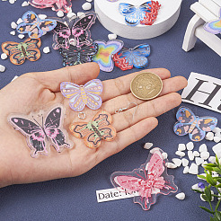 Kit fai da te per fare orecchini a farfalla&nbsp;DIY-TA0005-24
