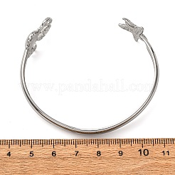304 Edelstahl-Armreife für Damen&nbsp;BJEW-C123-01A-P