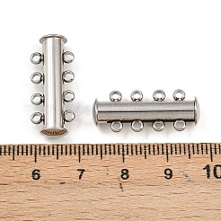 Anlaufgeschützte 4-Stränge Schiebeverschlüsse aus Edelstahl 304&nbsp;LS-STAS-H402-35P-01