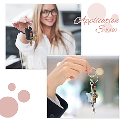 2 pendentif décoratif en alliage&nbsp;KEYC-FH0001-58B