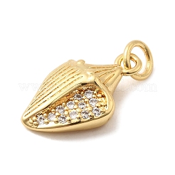 Pendentifs avec zircon cubiques à micro-pavés en laiton&nbsp;KK-A266-49D-G