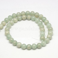 Chapelets de perles en jade jaune naturel&nbsp;X-G-G598-6mm-YXS-07