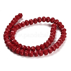 Filo di perline turchesi sintetici&nbsp;G-C101-J01-01B