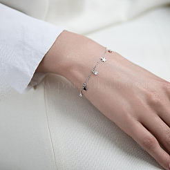 Set di gioielli in argento sterling con cerchio a stella e zirconi per l'uso quotidiano&nbsp;XB3550-3