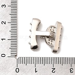 Messing Micro Pave klare Zirkonia Falte über Verschlüsse&nbsp;KK-C075-33P