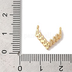 Ciondoli in ottone zirconi chiari micro pavé&nbsp;KK-M294-23G