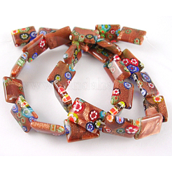 Handgemachte Glasperlen Millefiori-Stränge&nbsp;X-MGS013