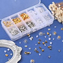 740 Stück 10 Ohrmuttern aus Messing&nbsp;DIY-YW0006-34