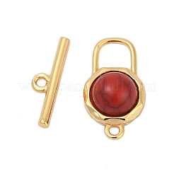 Fermagli a barilotto in resina e ottone&nbsp;KK-A223-32G