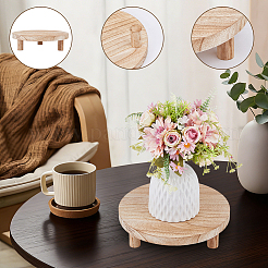 Expositores de madera redondos para joyas&nbsp;AJEW-WH0410-235
