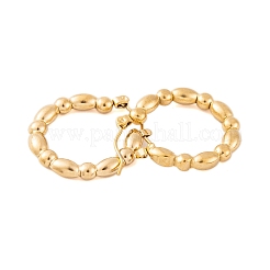Orecchini a cerchio in acciaio inossidabile 304 placcati ioni (ip) per donna&nbsp;EJEW-P279-16G