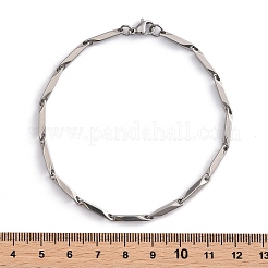 Anlaufgeschützte Unisex-Armbänder aus 201er Edelstahl mit Gliederkette&nbsp;BJEW-L637-35B-P