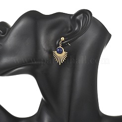 Ohrstecker mit Natursteinen&nbsp;EJEW-JE07269-01