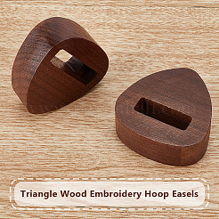 Dreieckige Stickrahmen-Staffeleien aus Holz&nbsp;TOOL-WH0127-50B