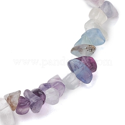 Braccialetti per bambini con perline di fluorite naturale&nbsp;BJEW-JB10611-06