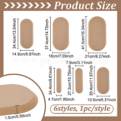 6 Stück 6 Stile MDF-Holzplatten&nbsp;DIY-PH0030-54