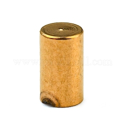 Embouts pour cordon en 304 acier inoxydable, embouts, colonne, or, 5x3mm, diamètre intérieur: 2 mm