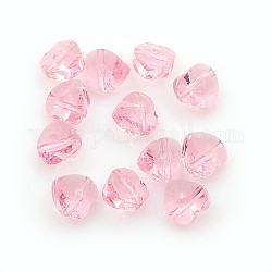 Austrian Crystal Bead Charms Loose Beads, Mother's Day Jewelry Making, 223_Light Rose, 8x8mm, Hole: 1mm