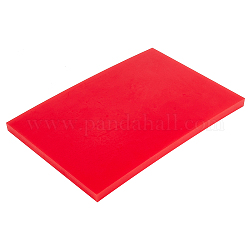 AHANDMAKER Leather Rubber Board, Plastic Cutting Board Stamping Mat Hammer Pad, Leather Craft Mute Board Silent Cutting Hole Mat Mute Rubber Pad Punch Stamping Tool
