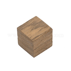 Blocchi di costruzione fai da te per bambini in legno di pino, per l'apprendimento e l'educazione dei giocattoli, quadrato, tan, 3~3.1x3~3.1x3~3.05cm