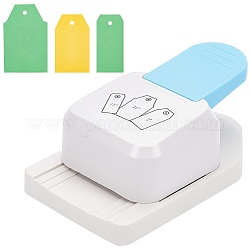 FINGERINSPIRE Tag Punch, Trapezoid Gift Tag Puncher, 3 in 1 Craft Tag Punch, 1.5