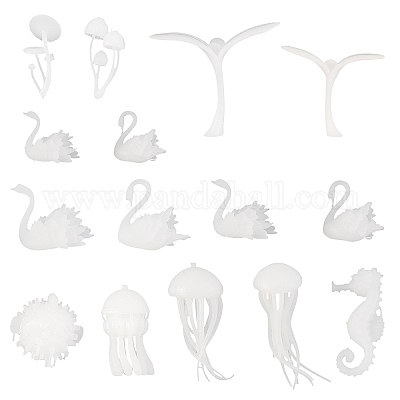 Mini 3D jellyfish Model Ocean Model filler DIY Epoxy Resin Filler