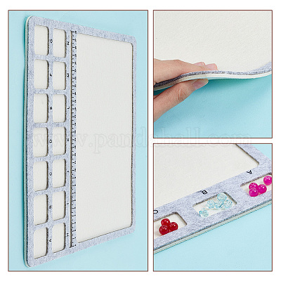 Large Beading Tray beading Tablet With Vegan Felt or 100% Wool