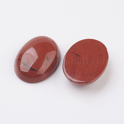 Cabochon posteriori diaspro piatto rosso naturale&nbsp;G-G741-30x40mm-11-1
