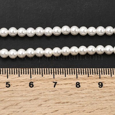 Galvanisierte Muschelperlenstränge&nbsp;BSHE-K017-4mm-1