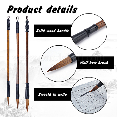 Wholesale PandaHall Elite 12Pcs 5 Style Practice Calligraphy Kits 