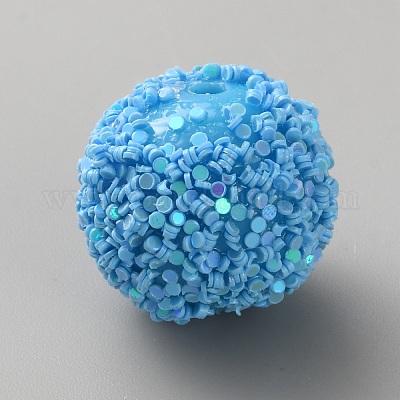 Undurchsichtige Glitzerperlen aus Acryl&nbsp;LS-FIND-CJC0010-111A-16-1