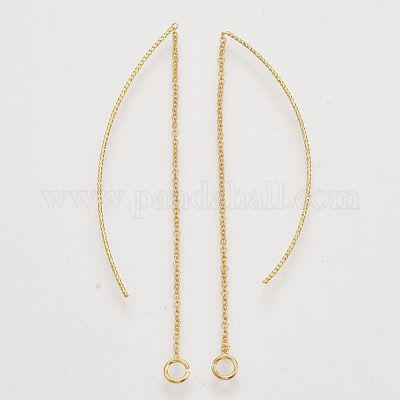Risultati di orecchini a bottone in ottone&nbsp;KK-T054-01G-NF-1