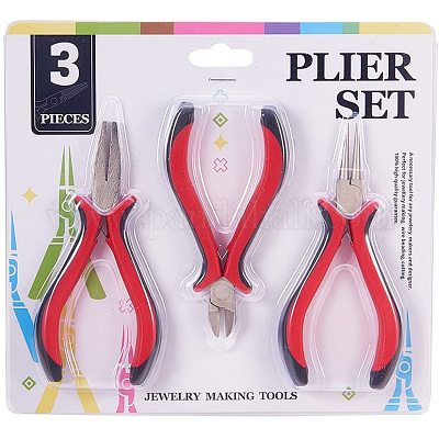 4 Pcs Jewelry Making Tools Kit Jewelry Pliers With Needle Nose