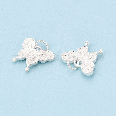 925 dije de mariposa de plata de ley.&nbsp;STER-T009-01S-1