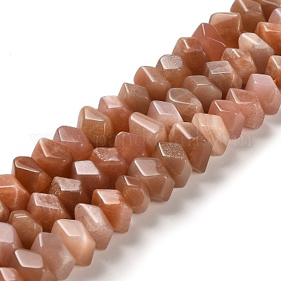 Natürliche sunstone Perlen Stränge&nbsp;G-N327-05-12-1