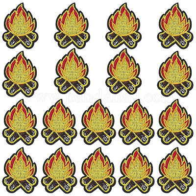 20 pièce de patchs pour vêtements en polyester&nbsp;PATC-CY0001-40-1