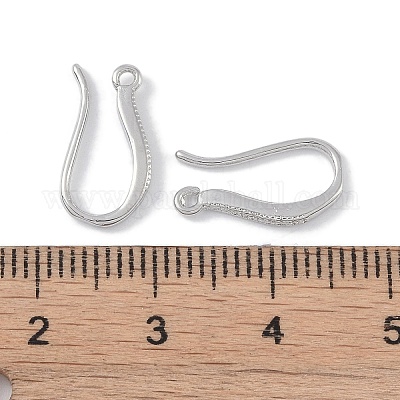 Ganci di orecchini in ottone&nbsp;KK-U008-05P-1
