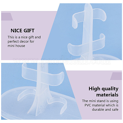 Supporti per bambole in plastica&nbsp;ODIS-WH0038-98B-1