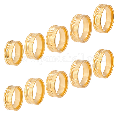 Ring Blanks Jewelry Making  Metal Blank Ring Diy Jewelry - 10pcs