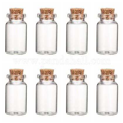 Glass Jar Glass Bottles Bead Containers AJEW-S074-02B-1